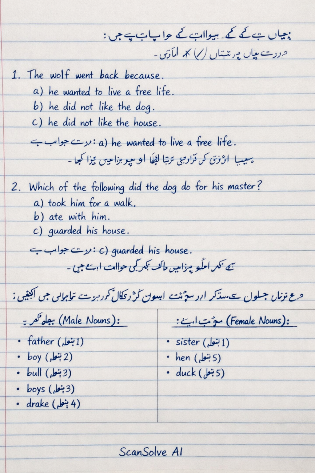 Handwritten step-by-step solution preview