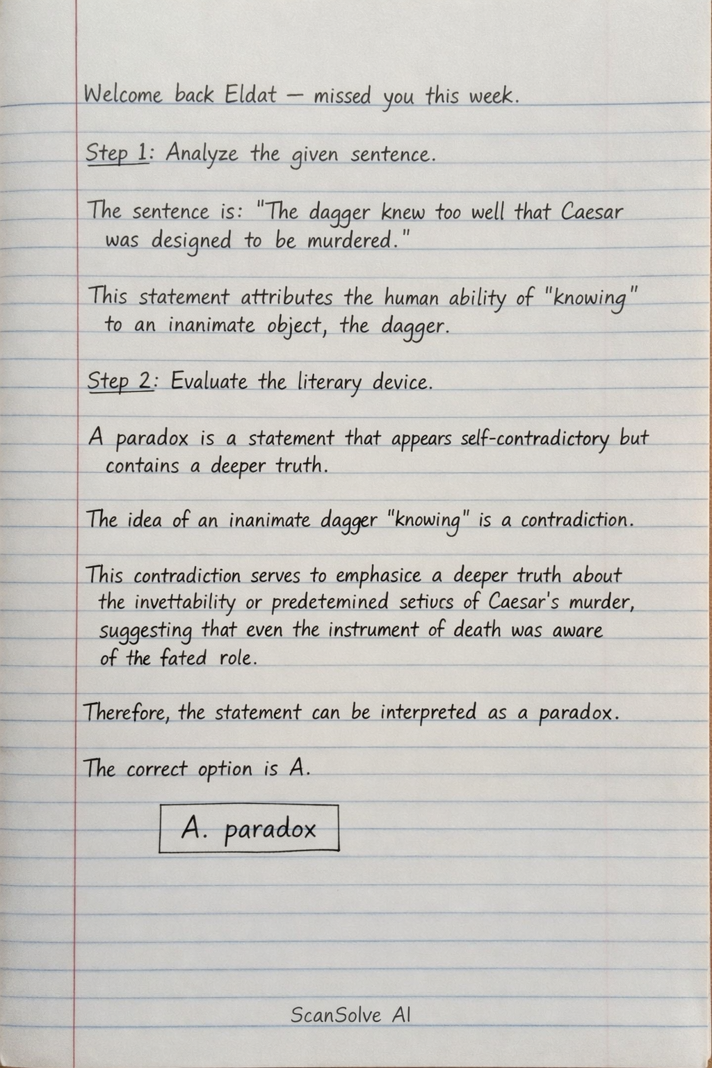 Handwritten step-by-step solution preview
