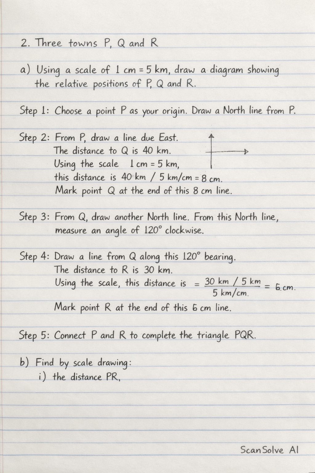 Handwritten step-by-step solution preview