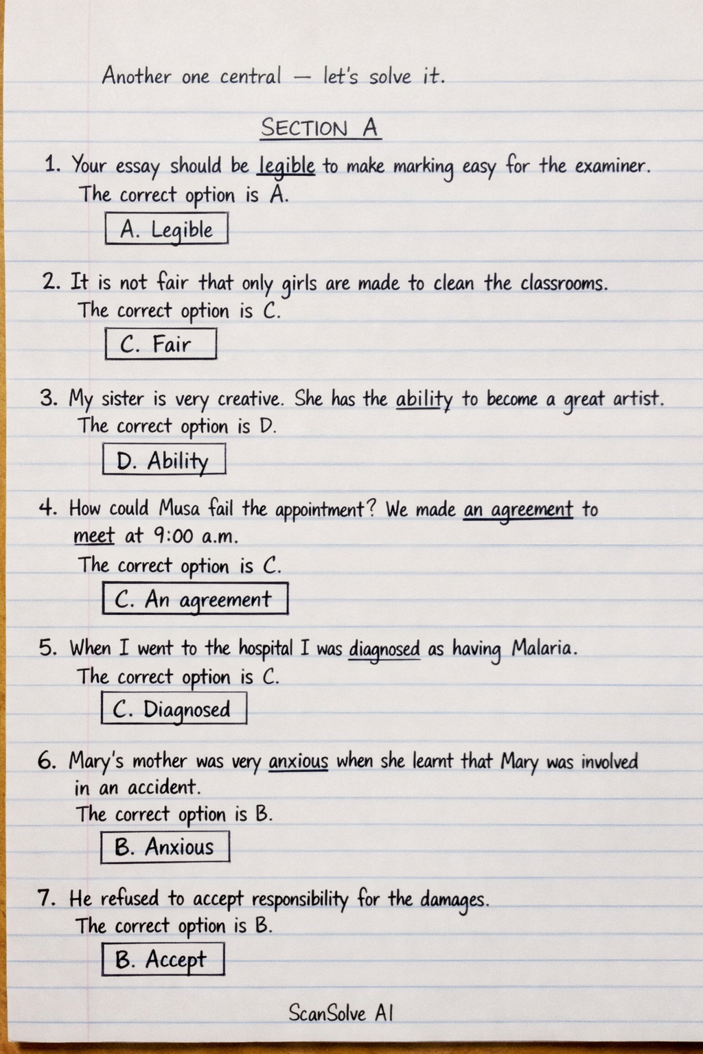 Handwritten step-by-step solution preview