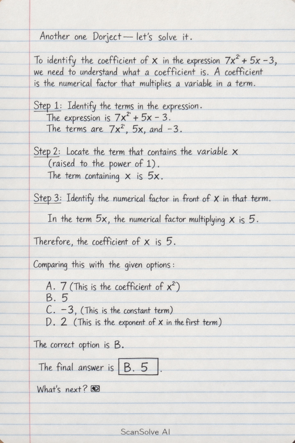 Handwritten step-by-step solution preview