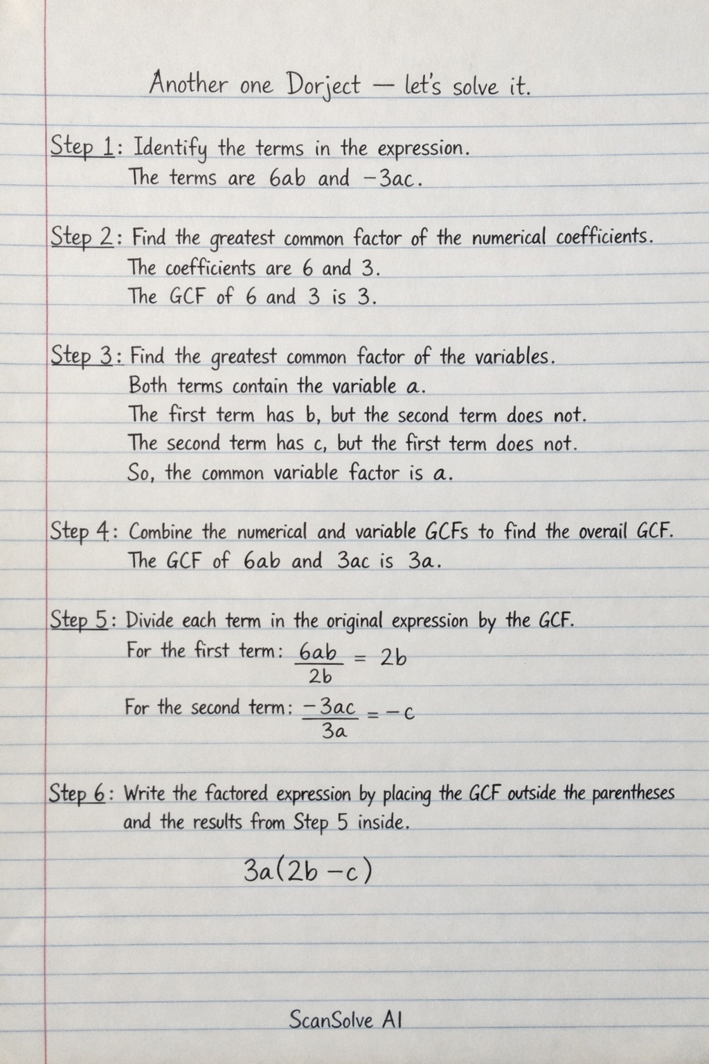 Handwritten step-by-step solution preview