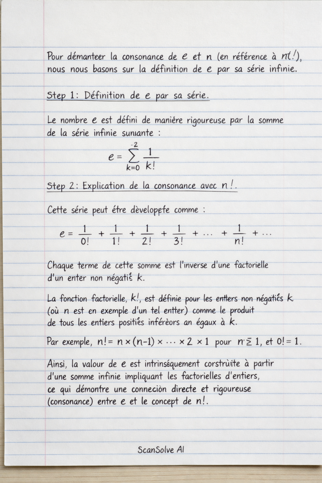 Handwritten step-by-step solution preview