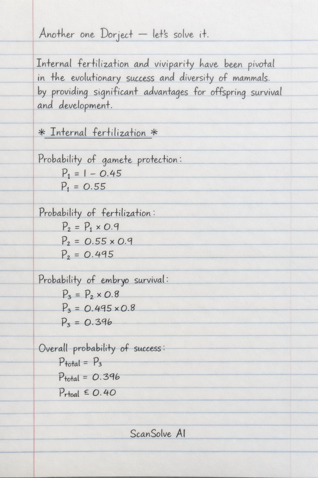 Handwritten step-by-step solution preview