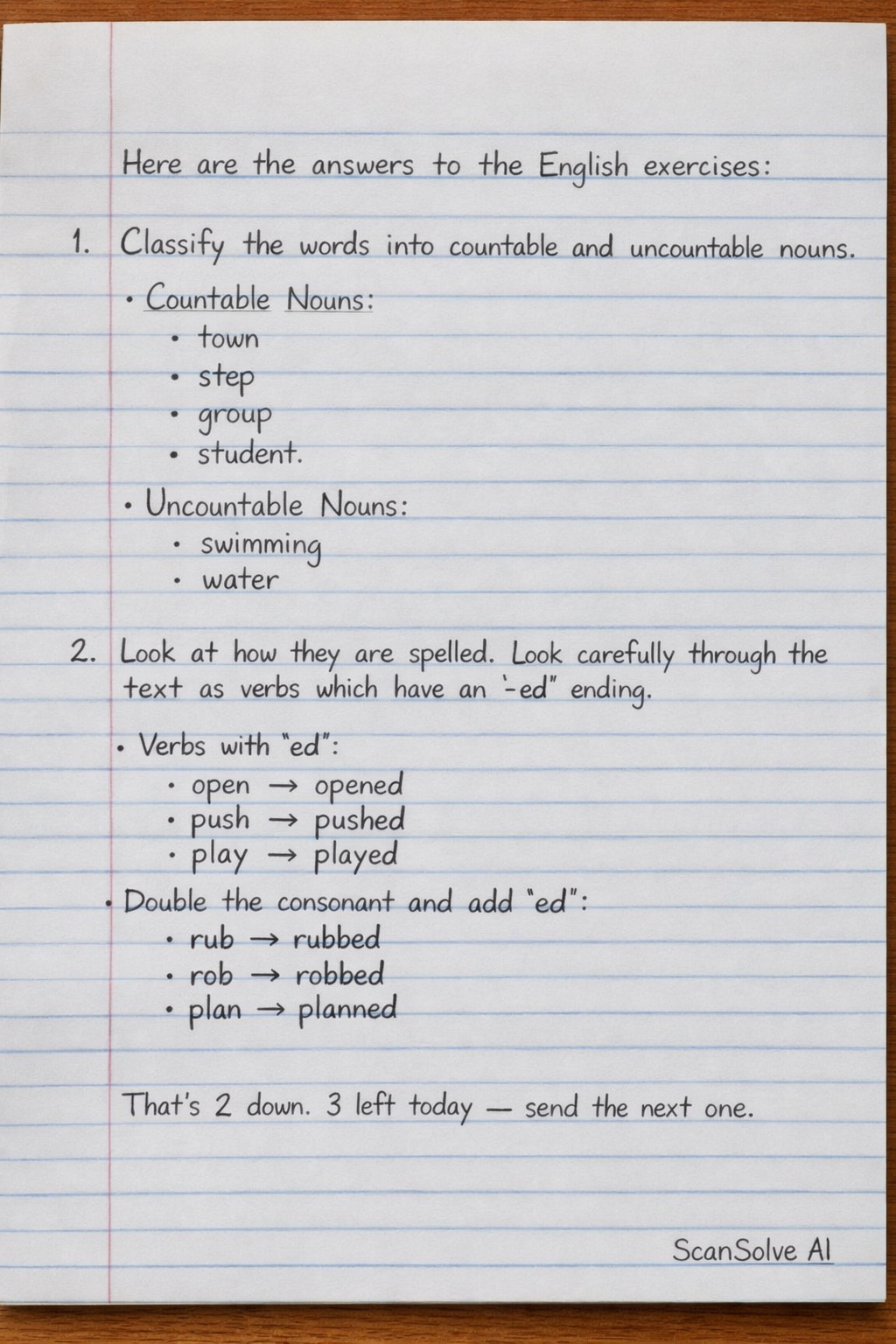 Handwritten step-by-step solution preview