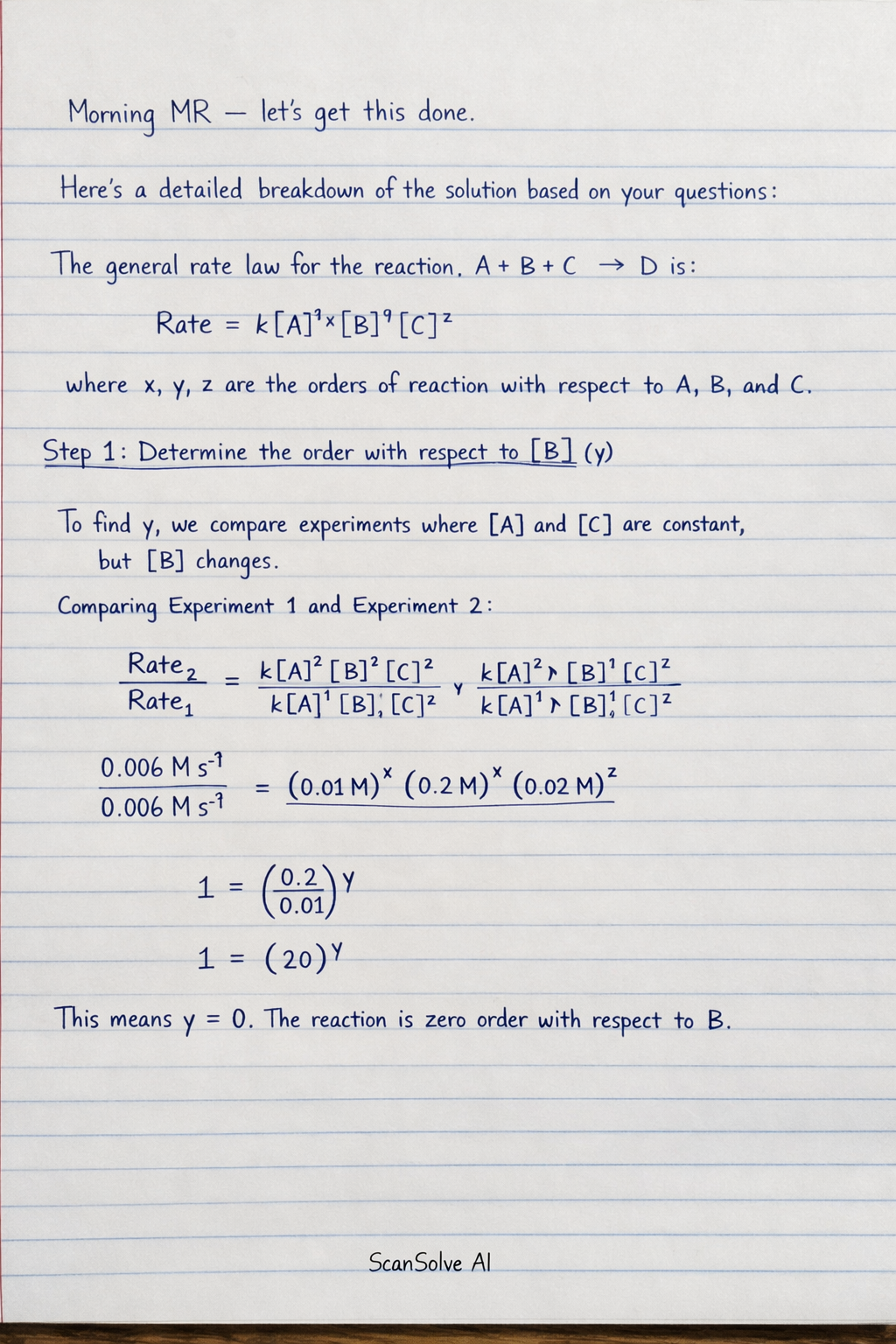 Handwritten step-by-step solution preview