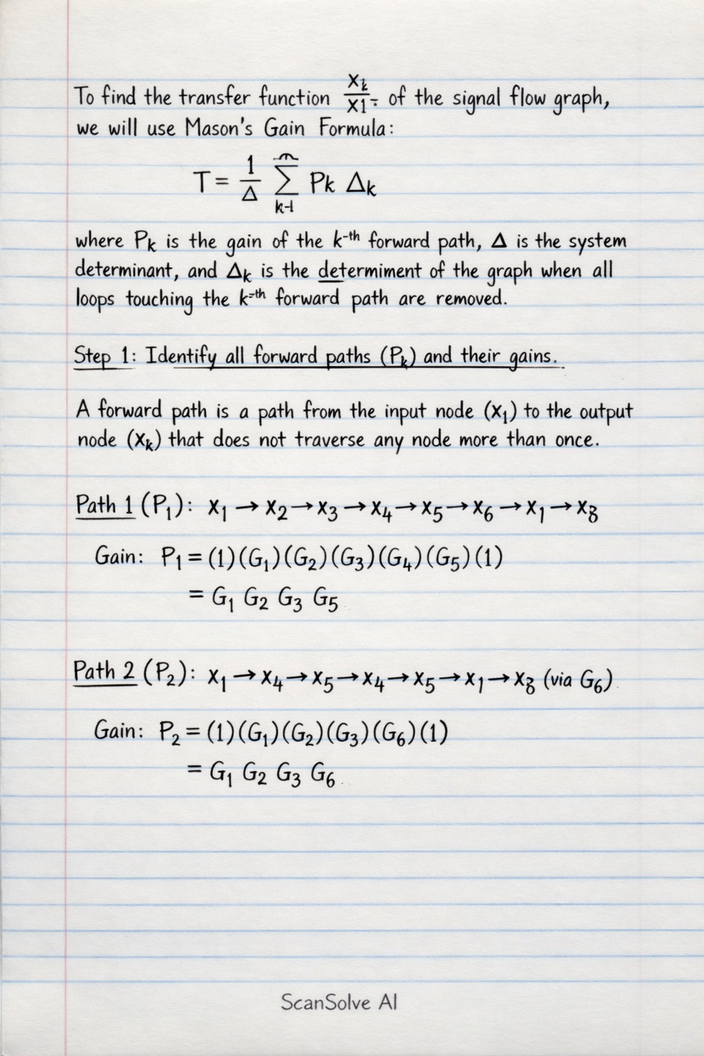 Handwritten step-by-step solution preview