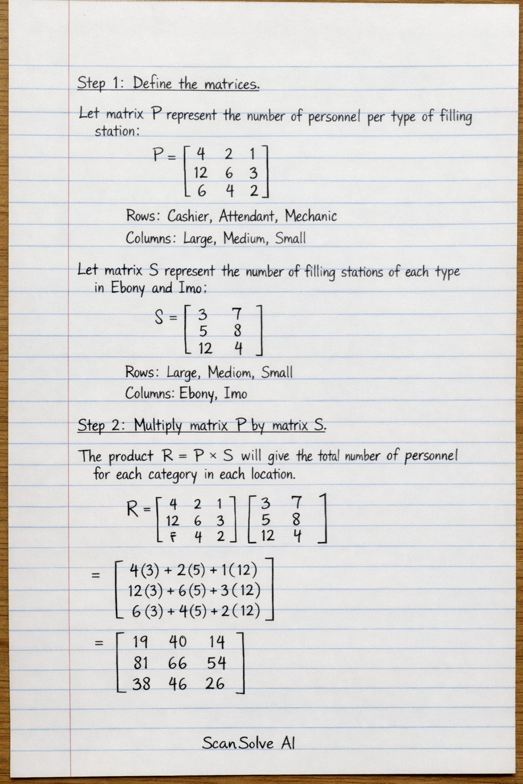 Handwritten step-by-step solution preview