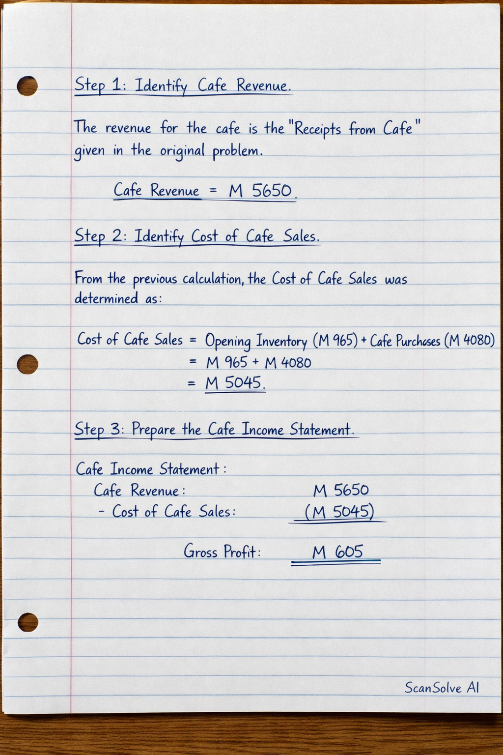 Handwritten step-by-step solution preview