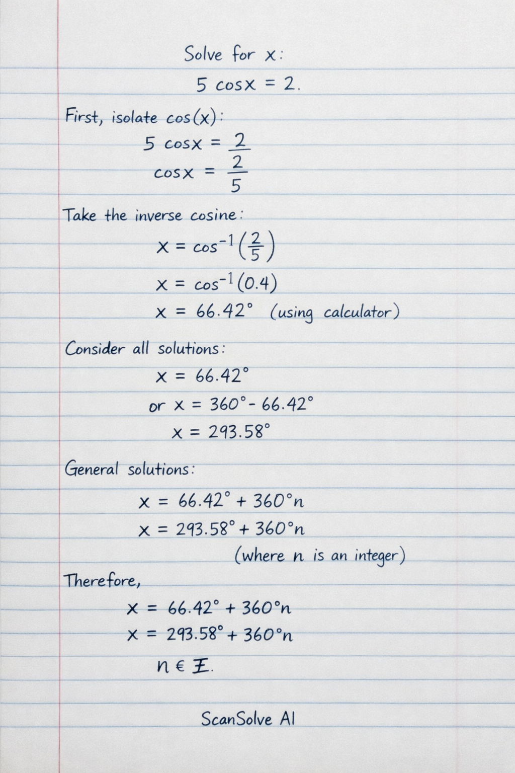 Handwritten step-by-step solution preview