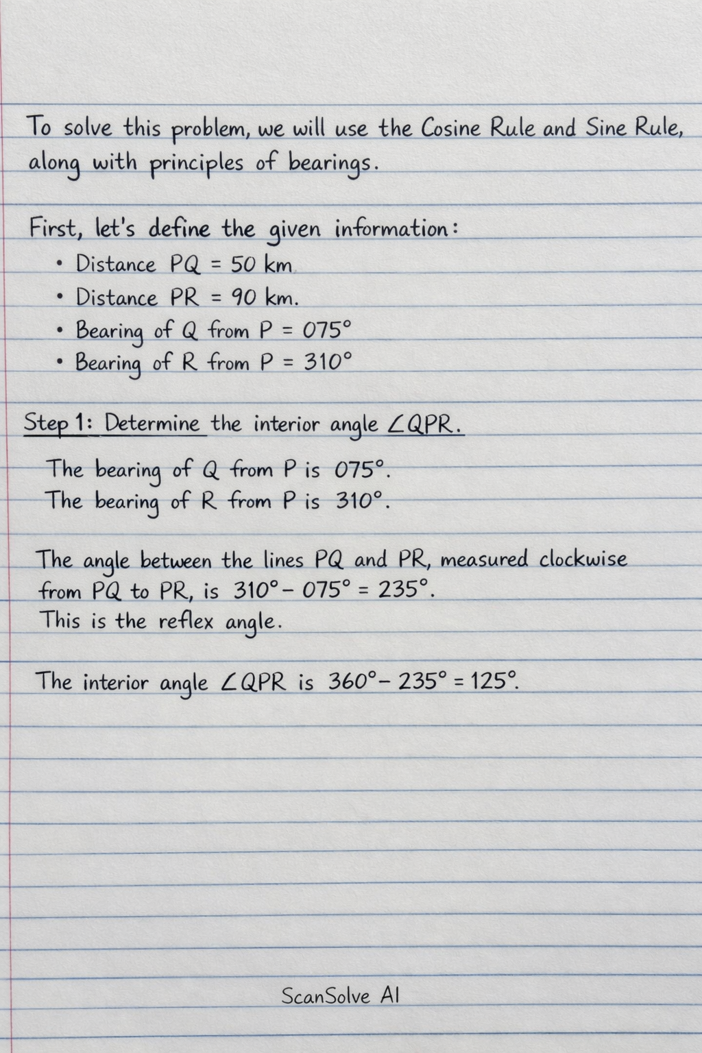 Handwritten step-by-step solution preview