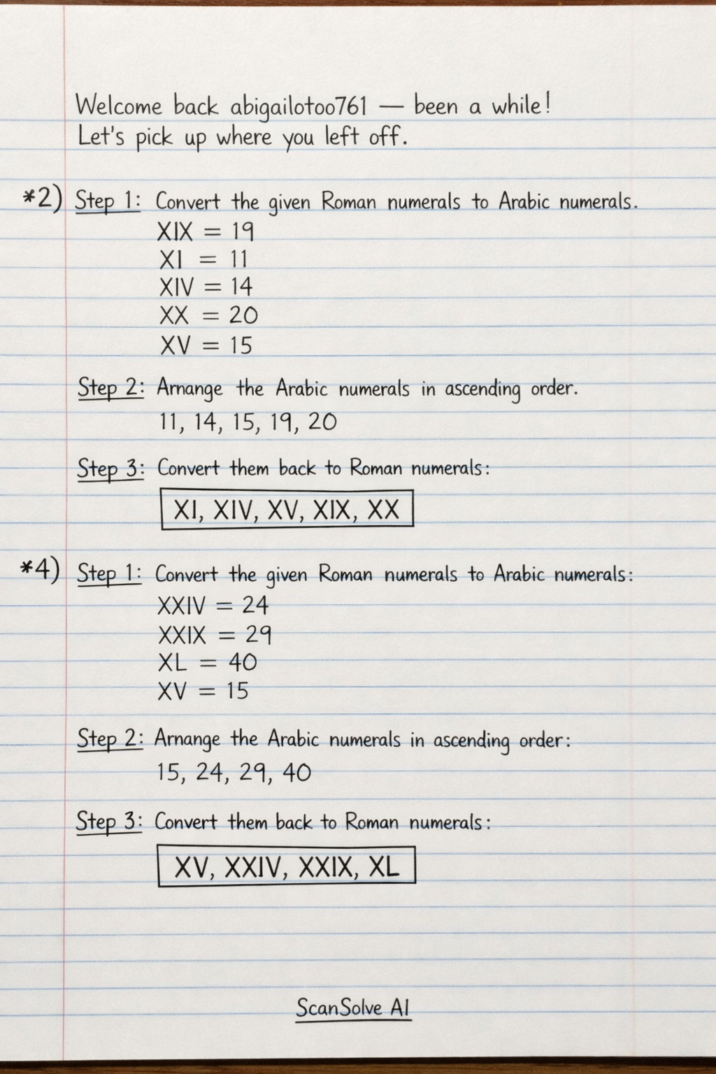 Handwritten step-by-step solution preview