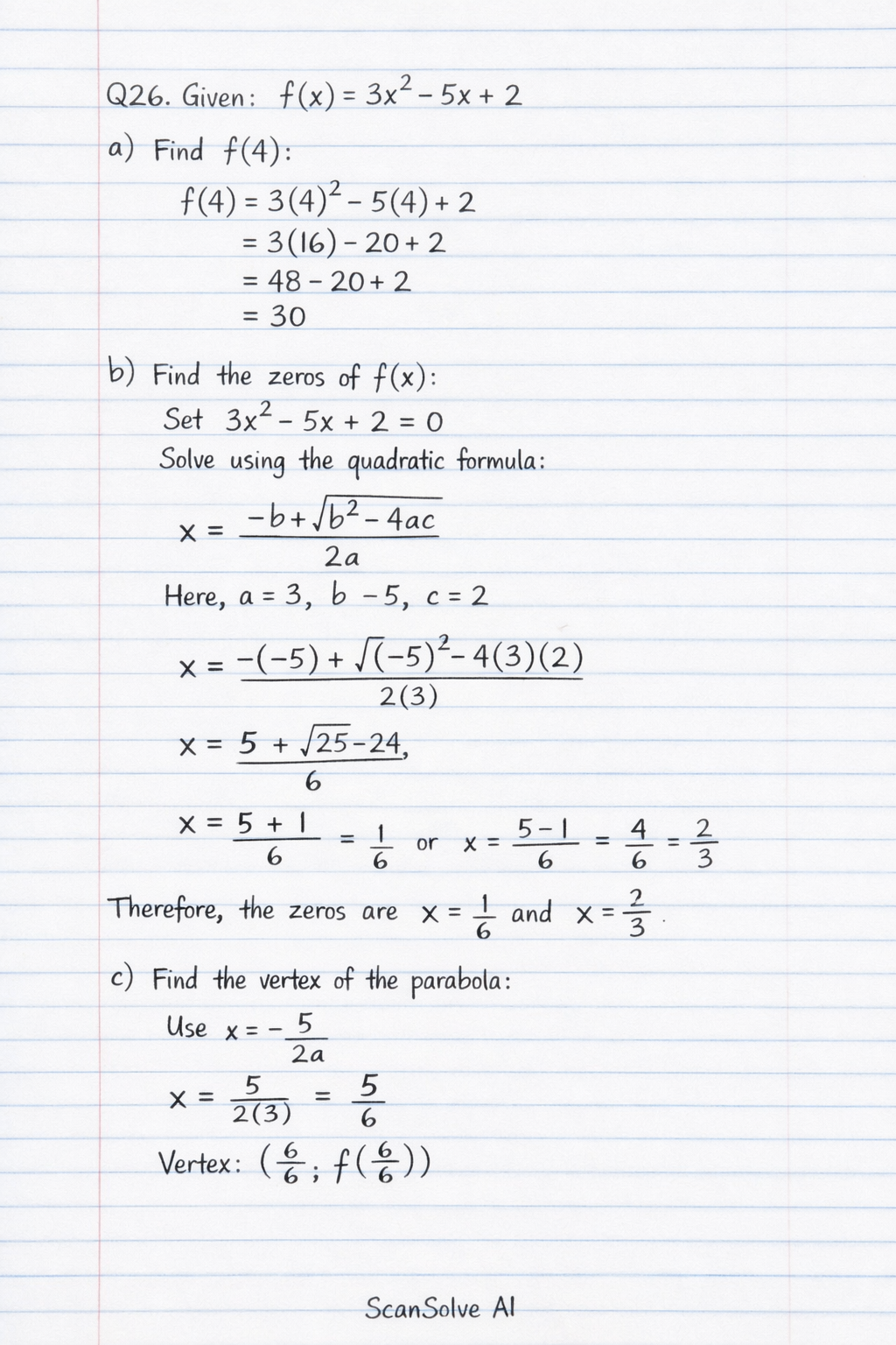 Handwritten step-by-step solution preview