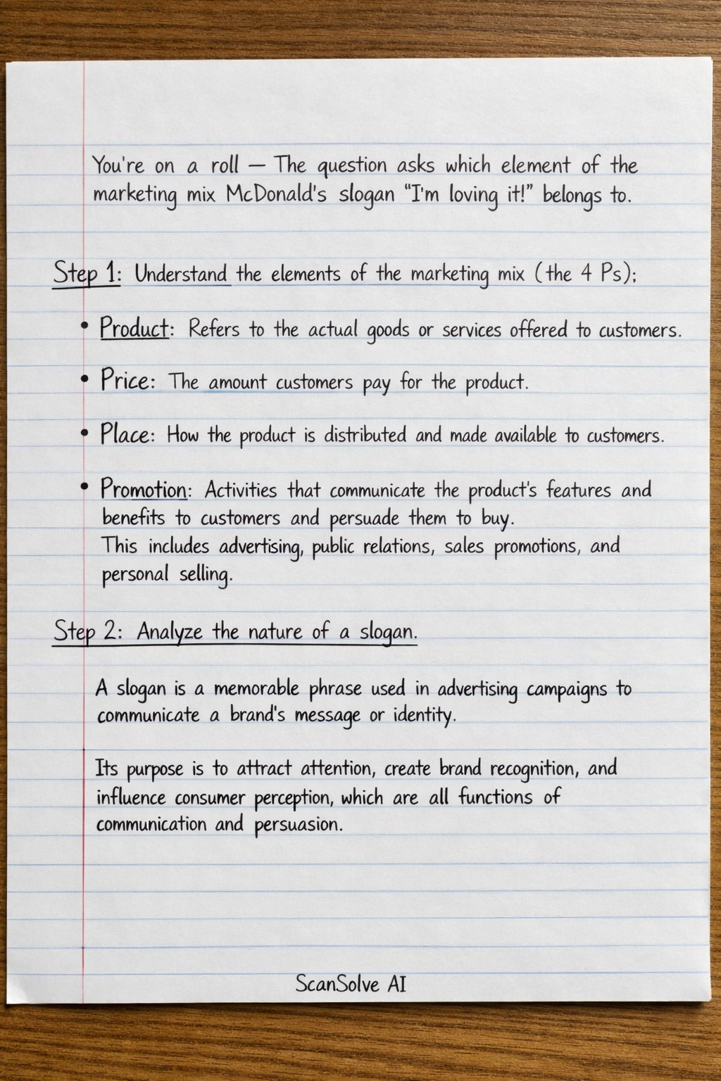 Handwritten step-by-step solution preview
