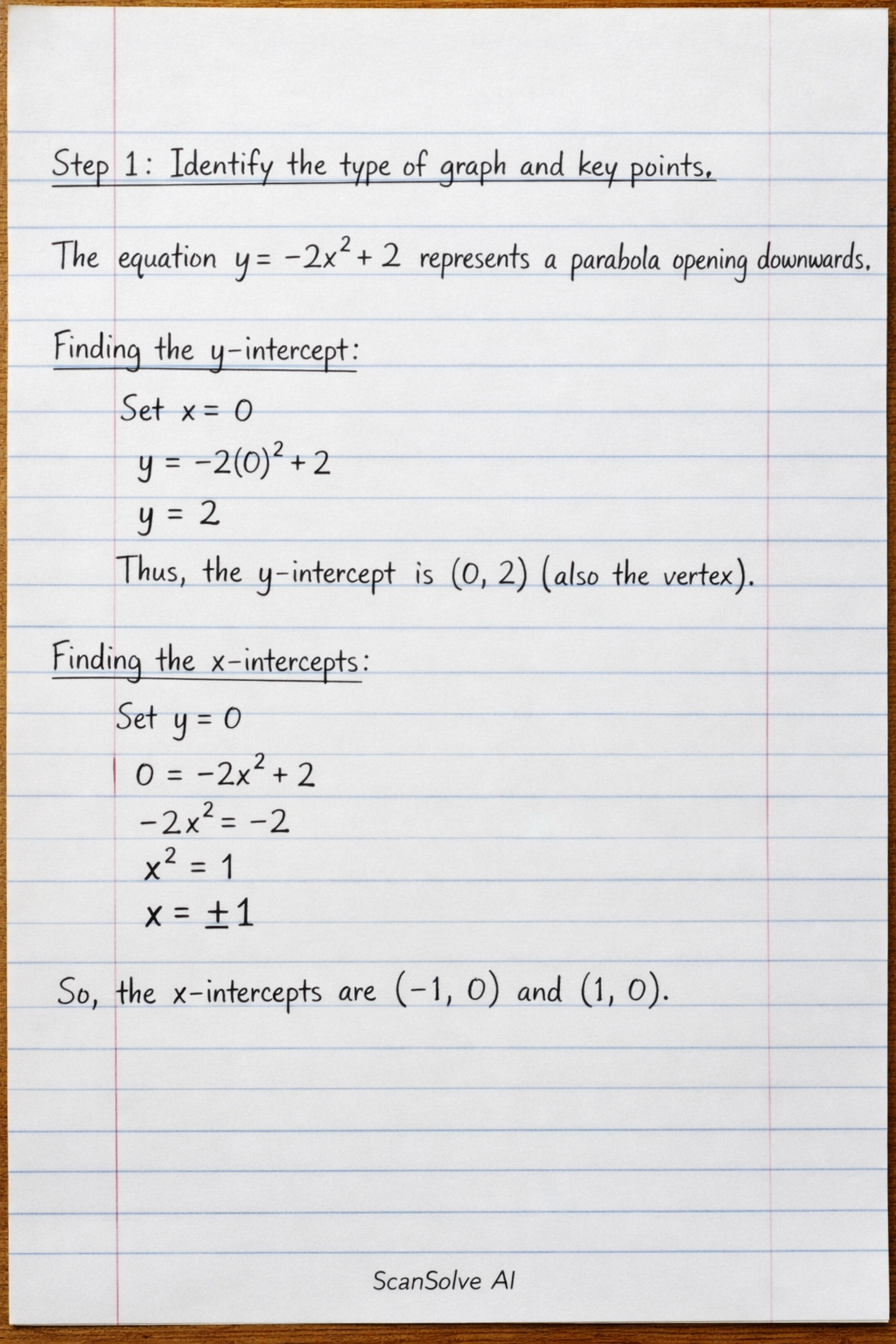 Handwritten step-by-step solution preview