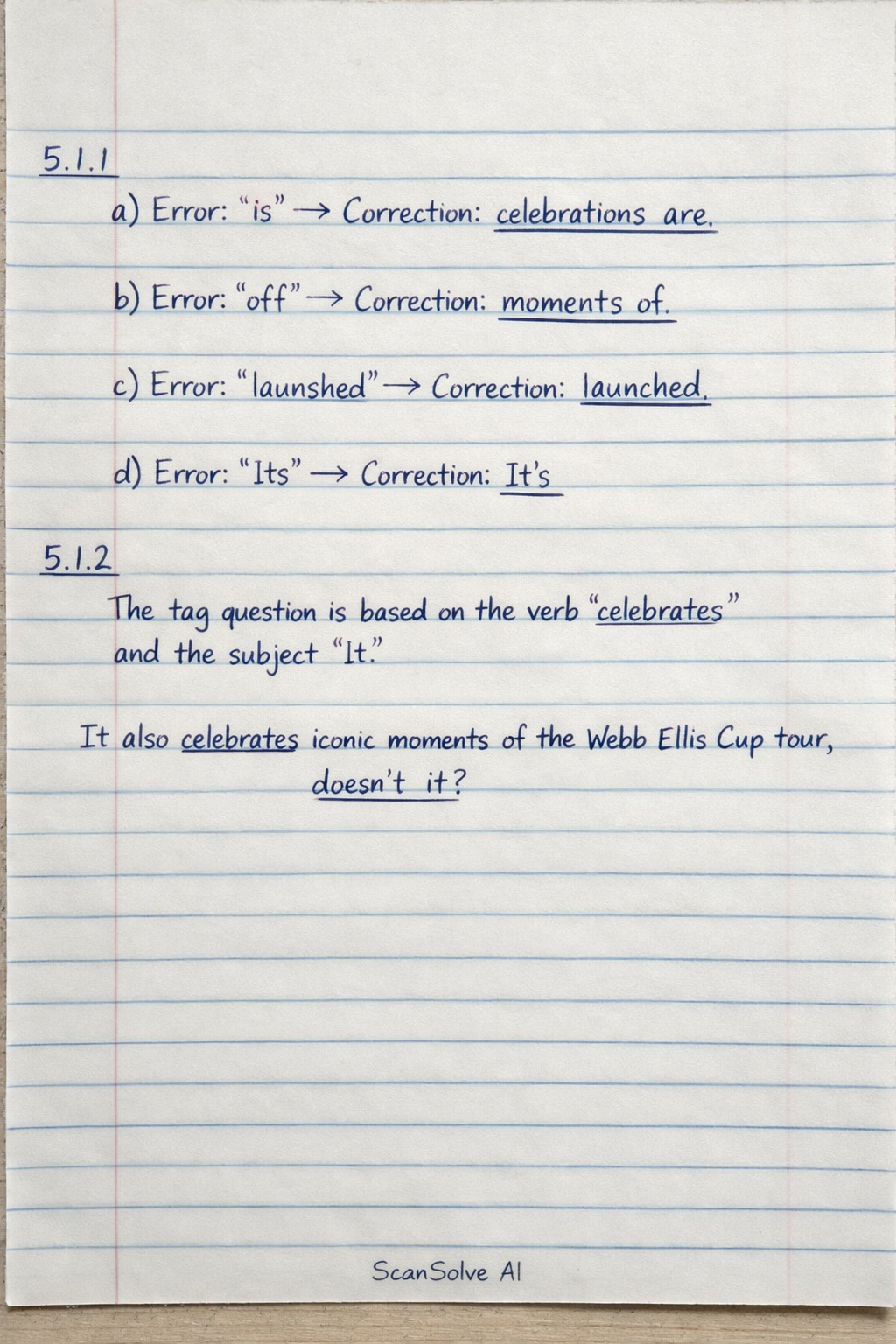 Handwritten step-by-step solution preview