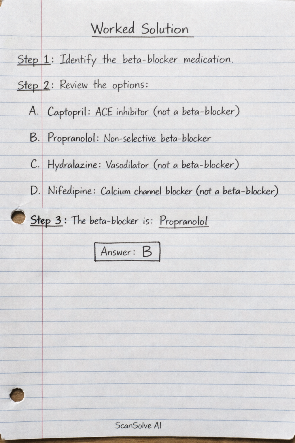 Handwritten step-by-step solution preview