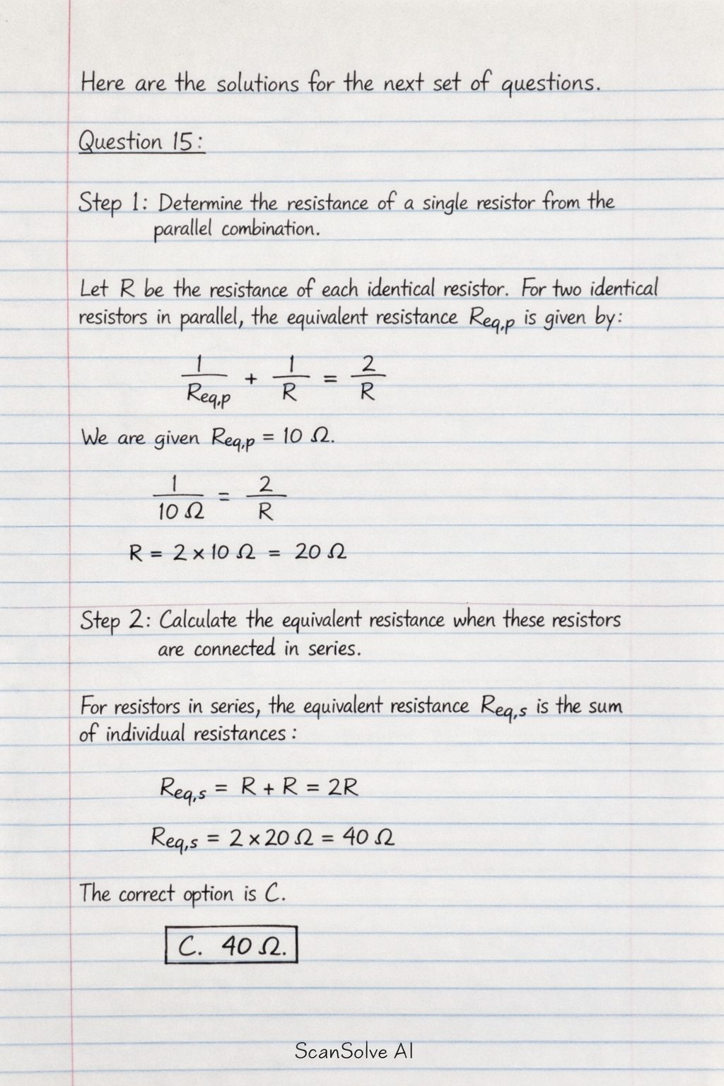 Handwritten step-by-step solution preview