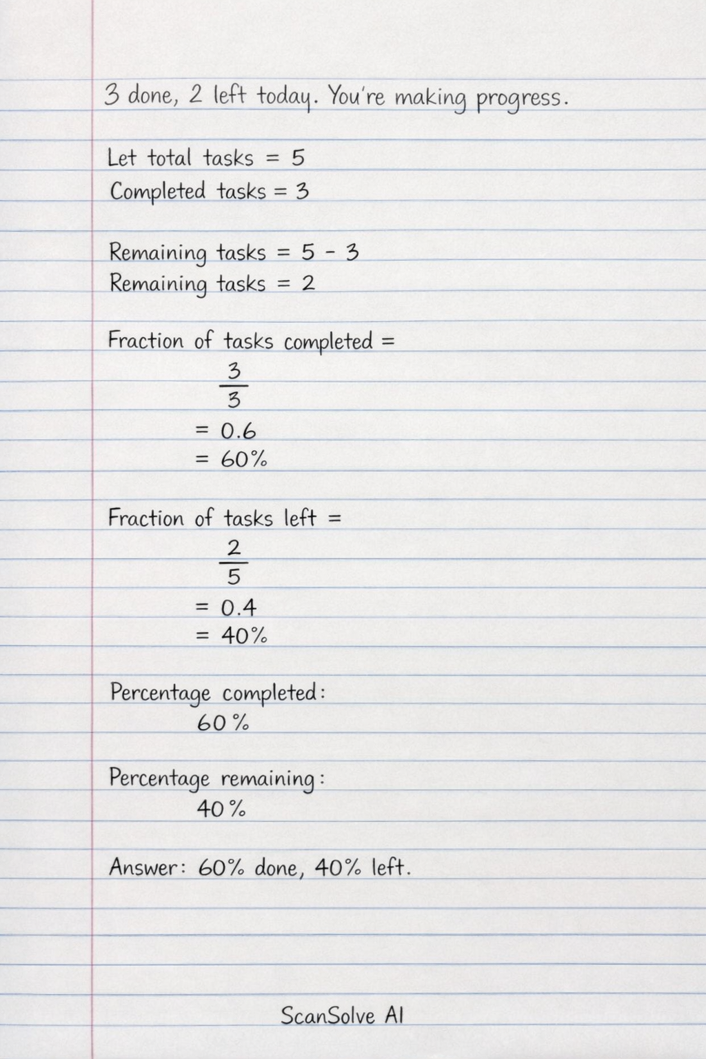 Handwritten step-by-step solution preview