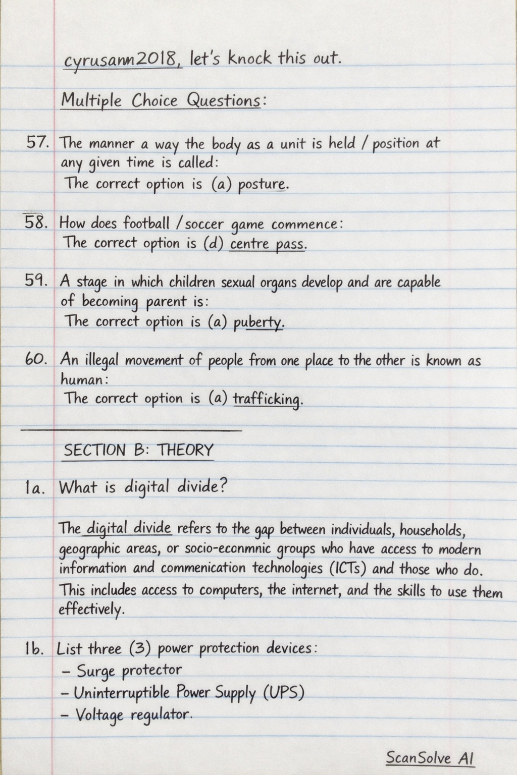 Handwritten step-by-step solution preview