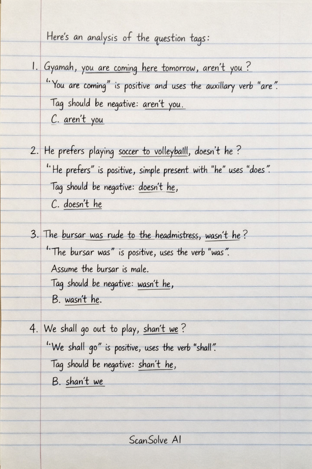 Handwritten step-by-step solution preview