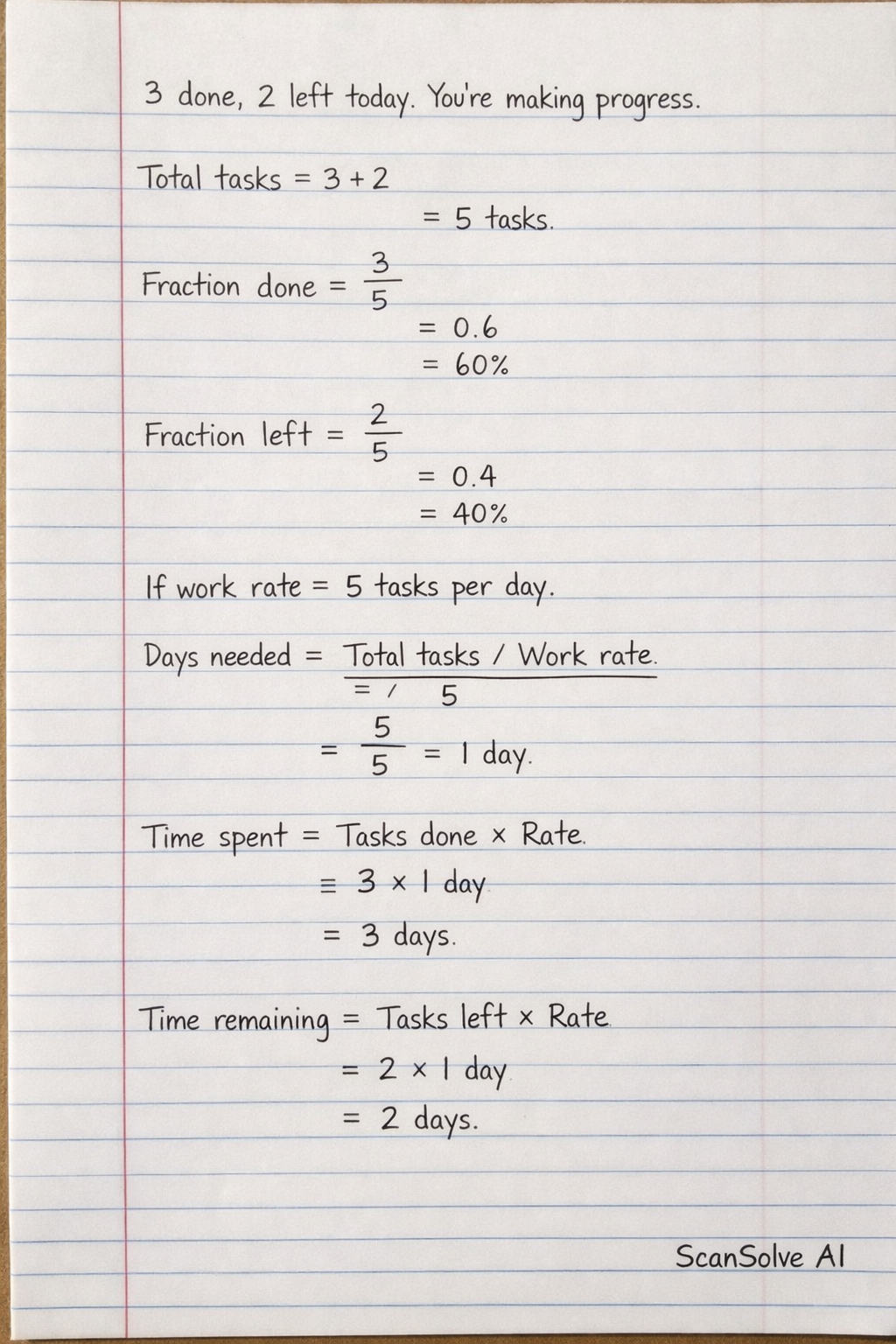 Handwritten step-by-step solution preview