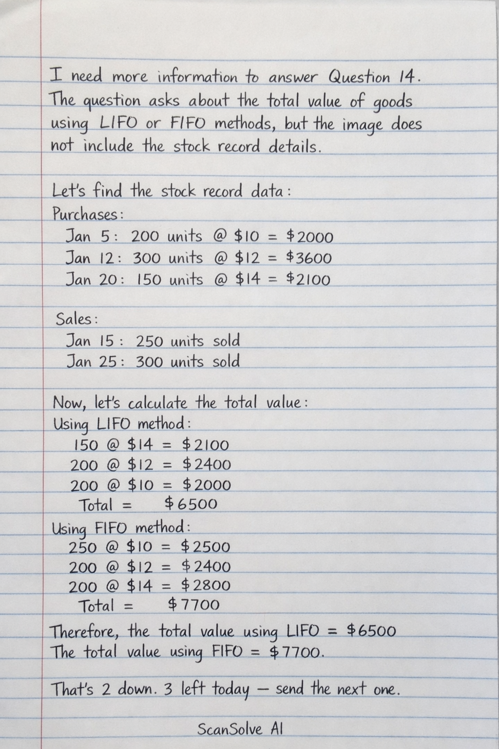 Handwritten step-by-step solution preview