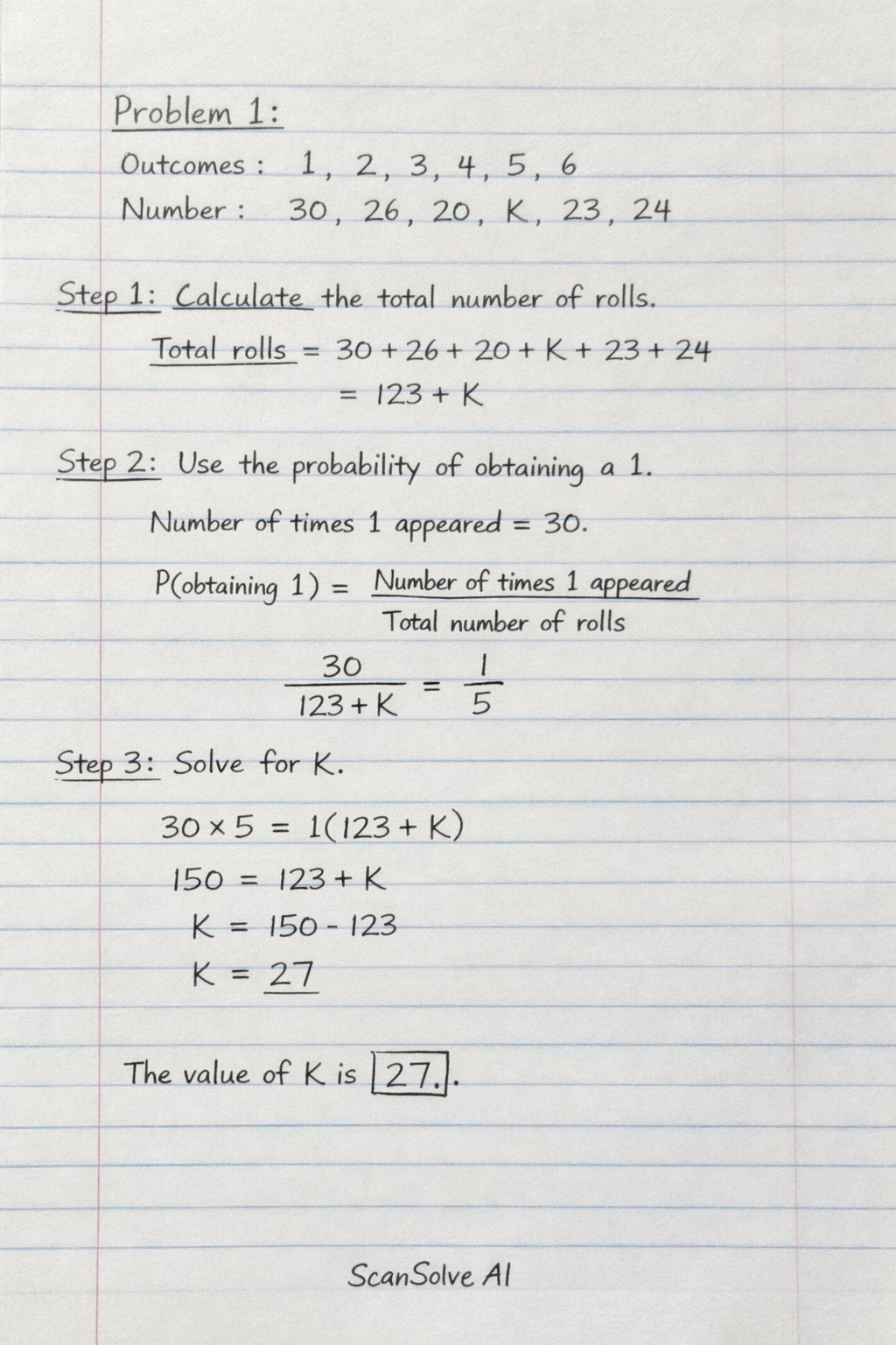 Handwritten step-by-step solution preview