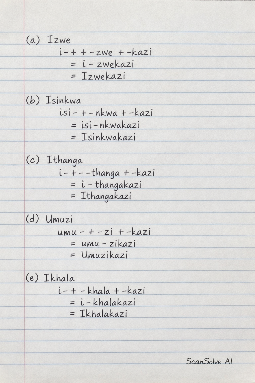 Handwritten step-by-step solution preview