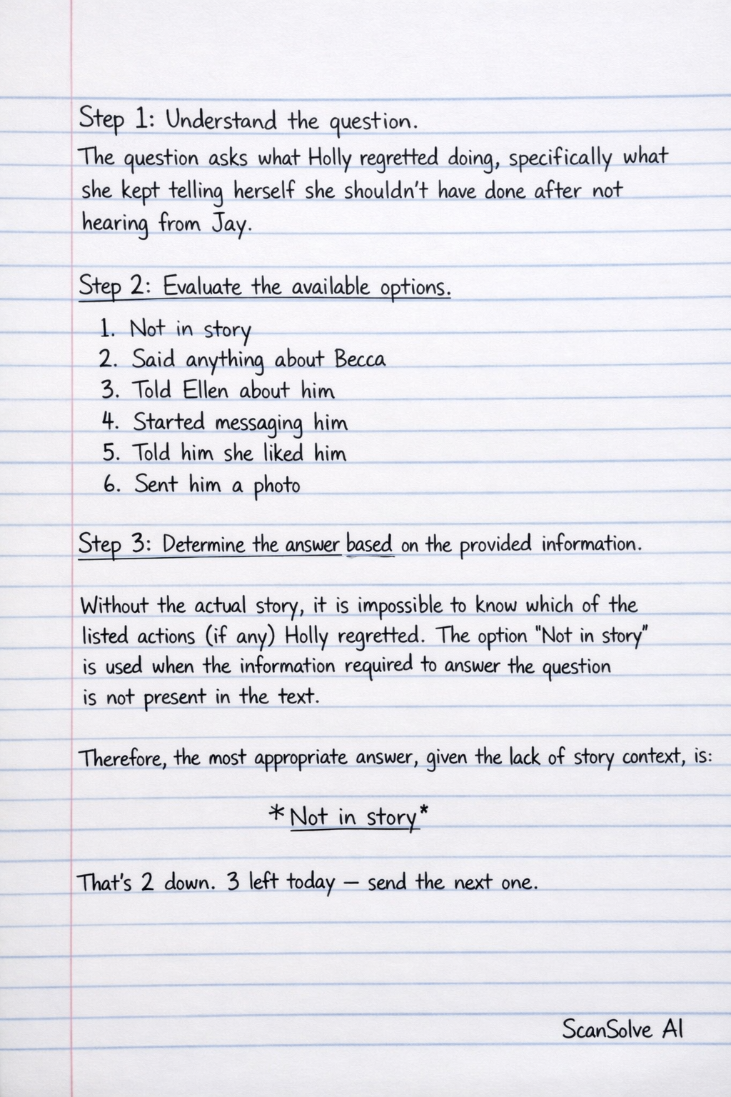Handwritten step-by-step solution preview