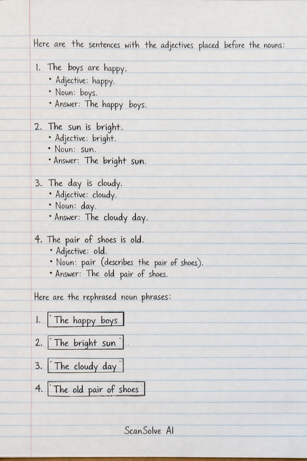 Handwritten step-by-step solution preview