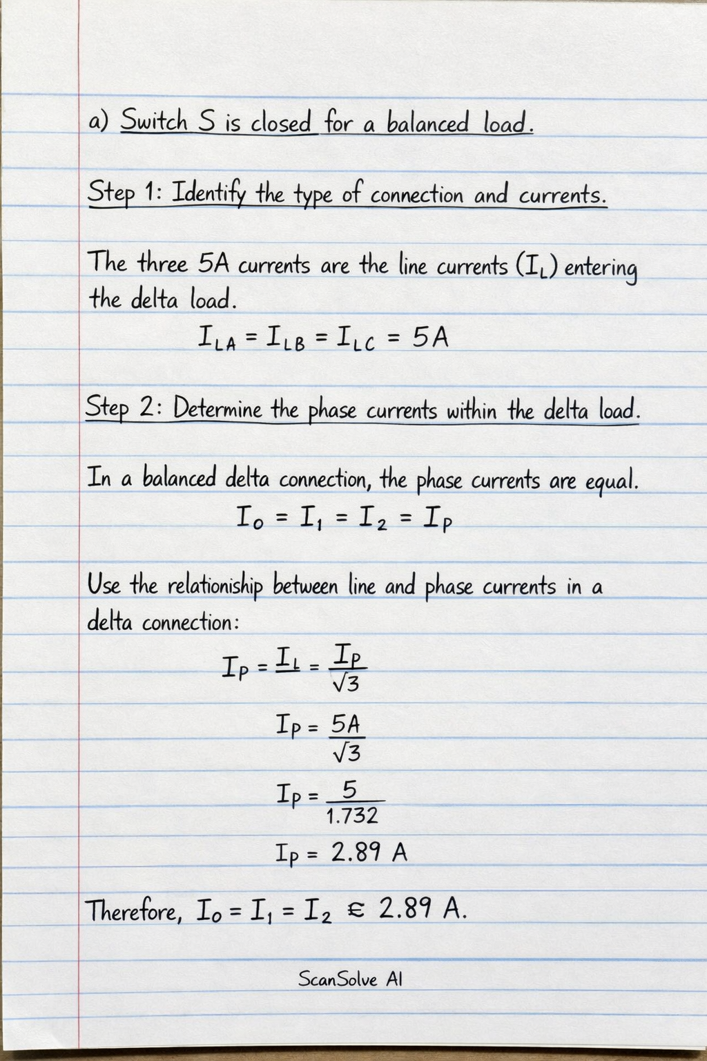 Handwritten step-by-step solution preview