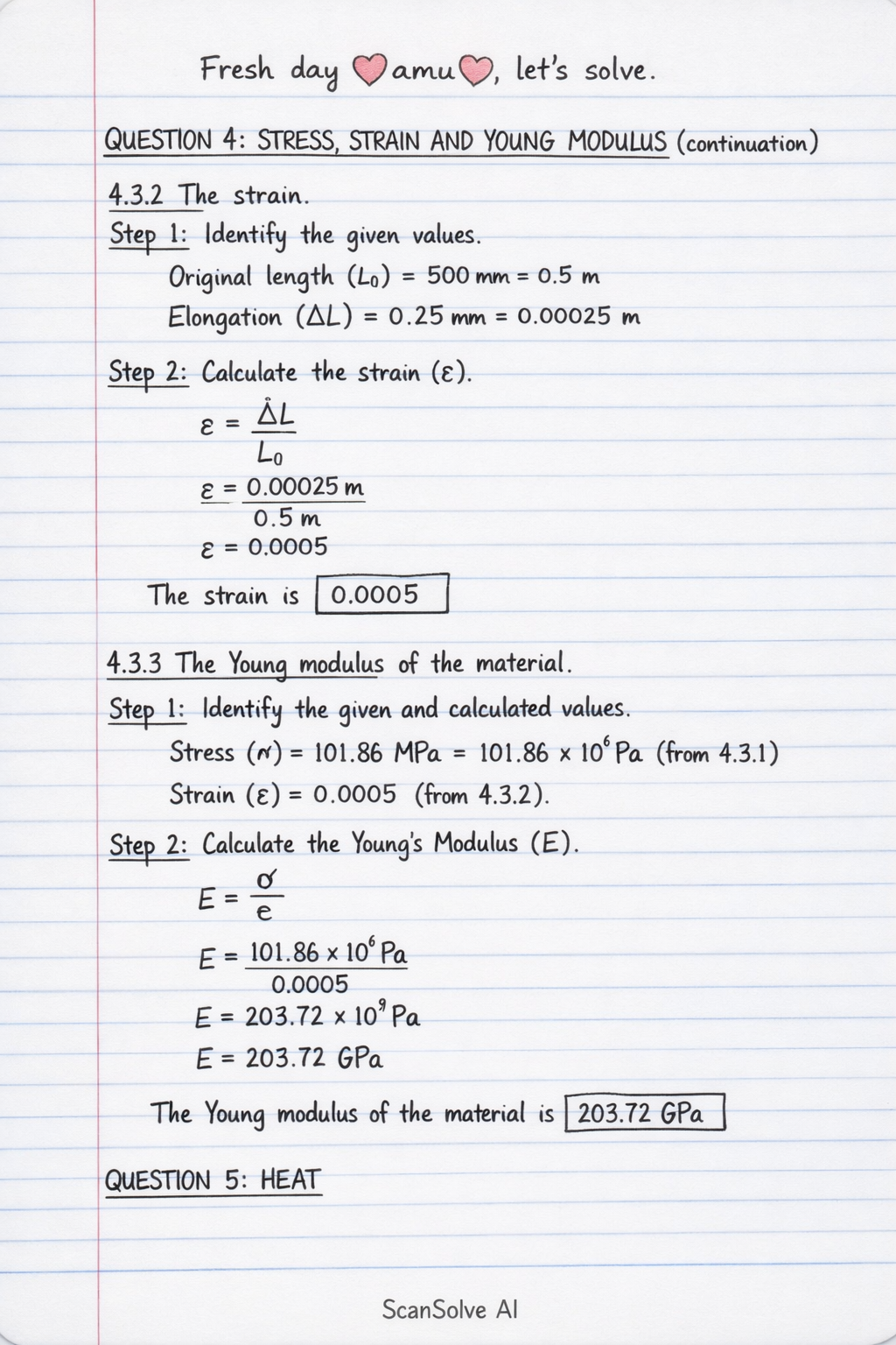 Handwritten step-by-step solution preview