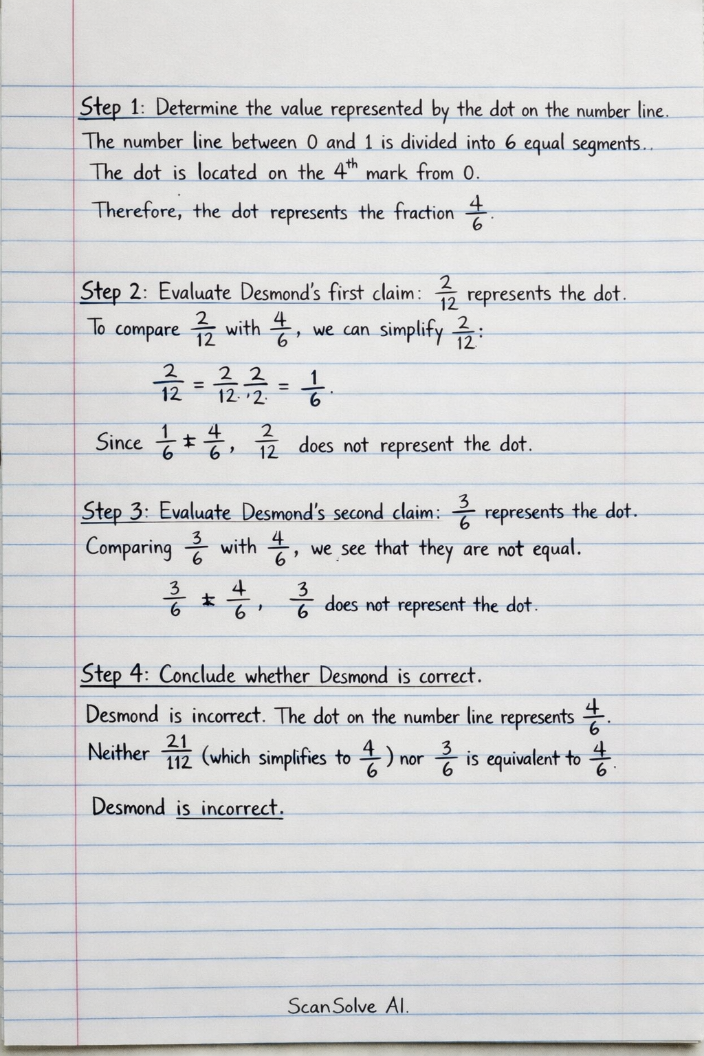 Handwritten step-by-step solution preview