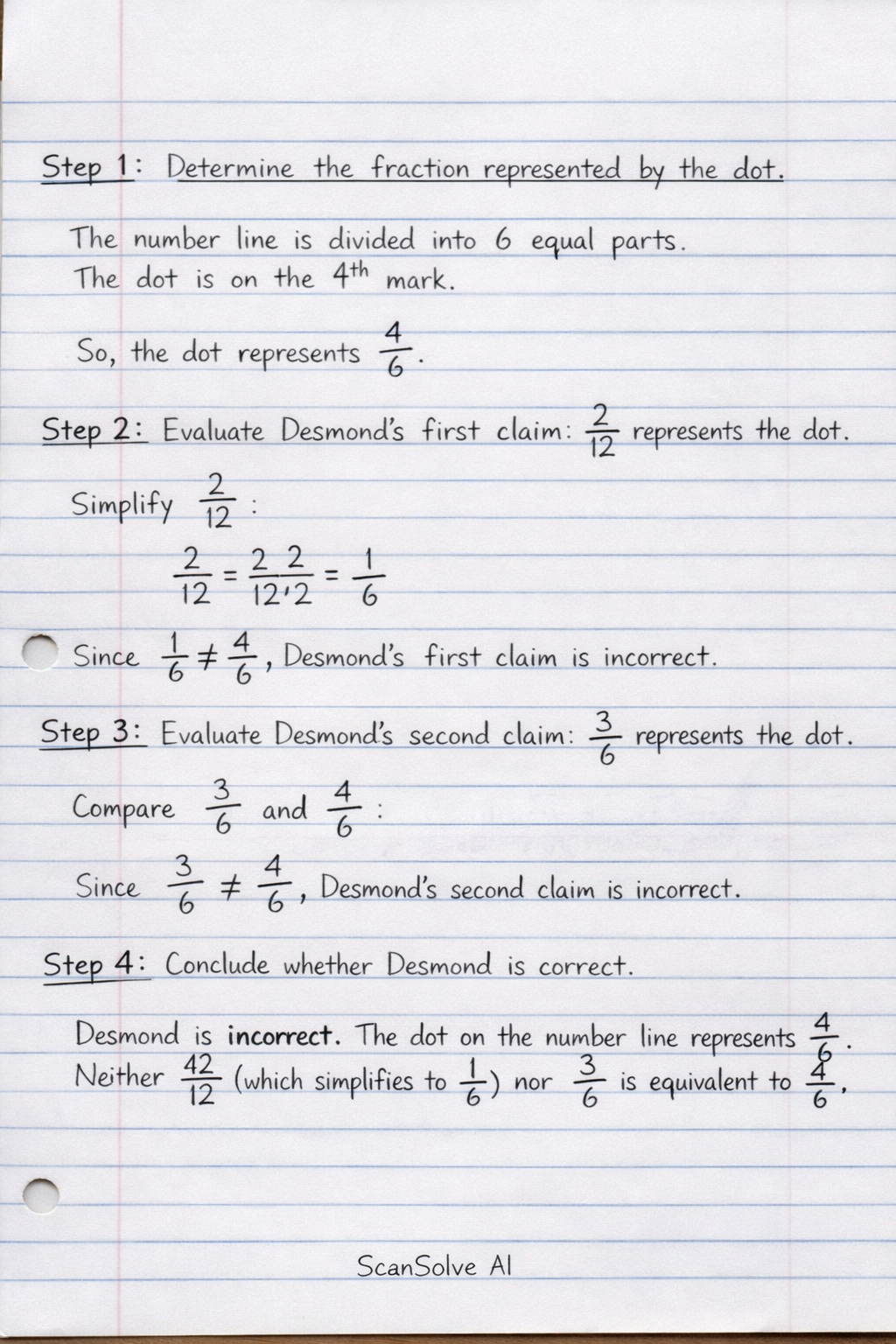 Handwritten step-by-step solution preview