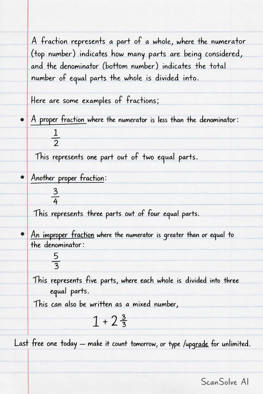 Handwritten step-by-step solution preview