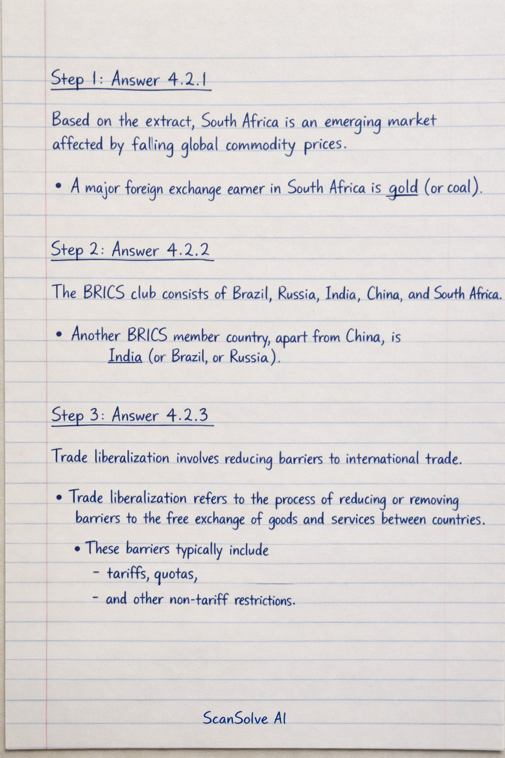 Handwritten step-by-step solution preview