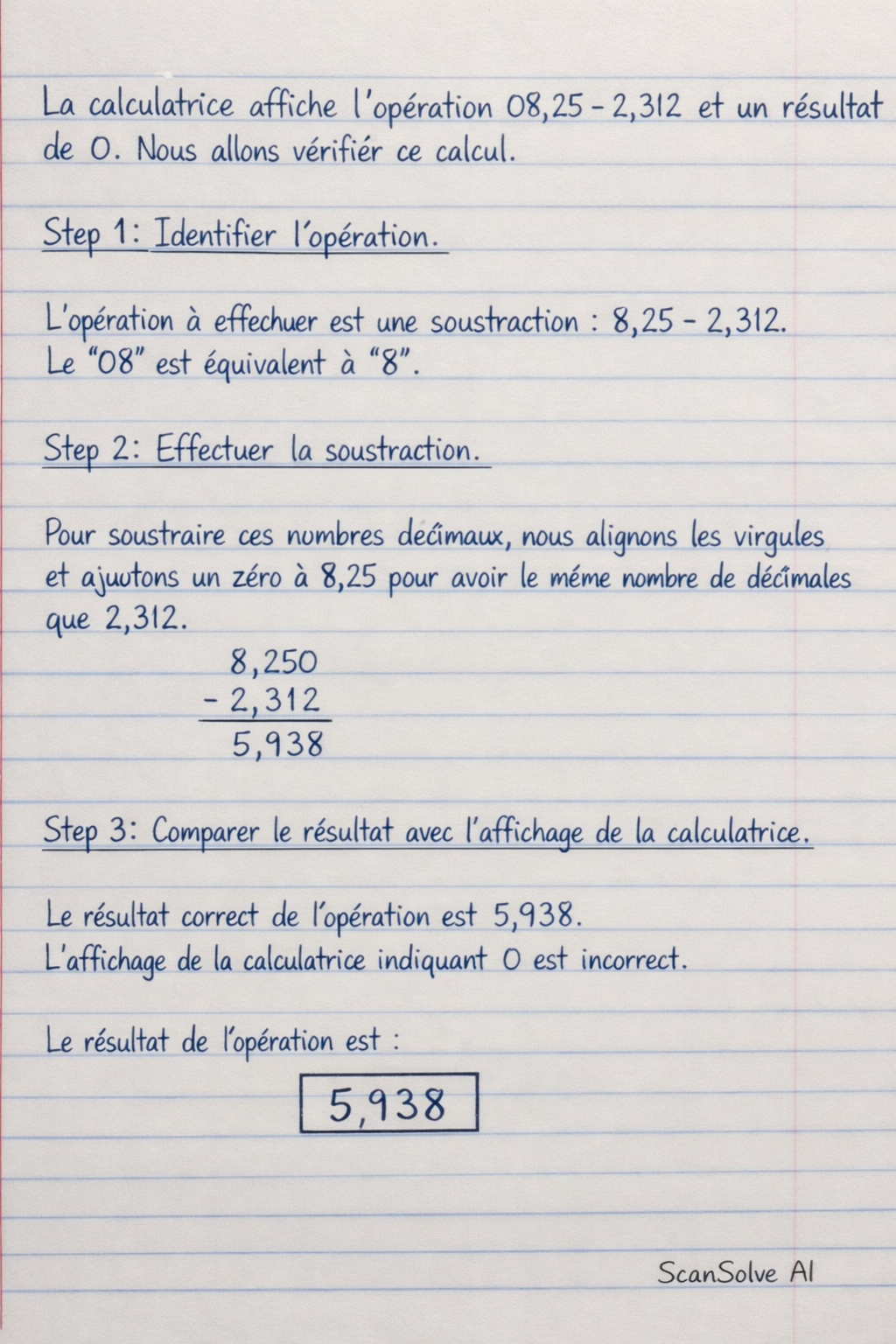 Handwritten step-by-step solution preview