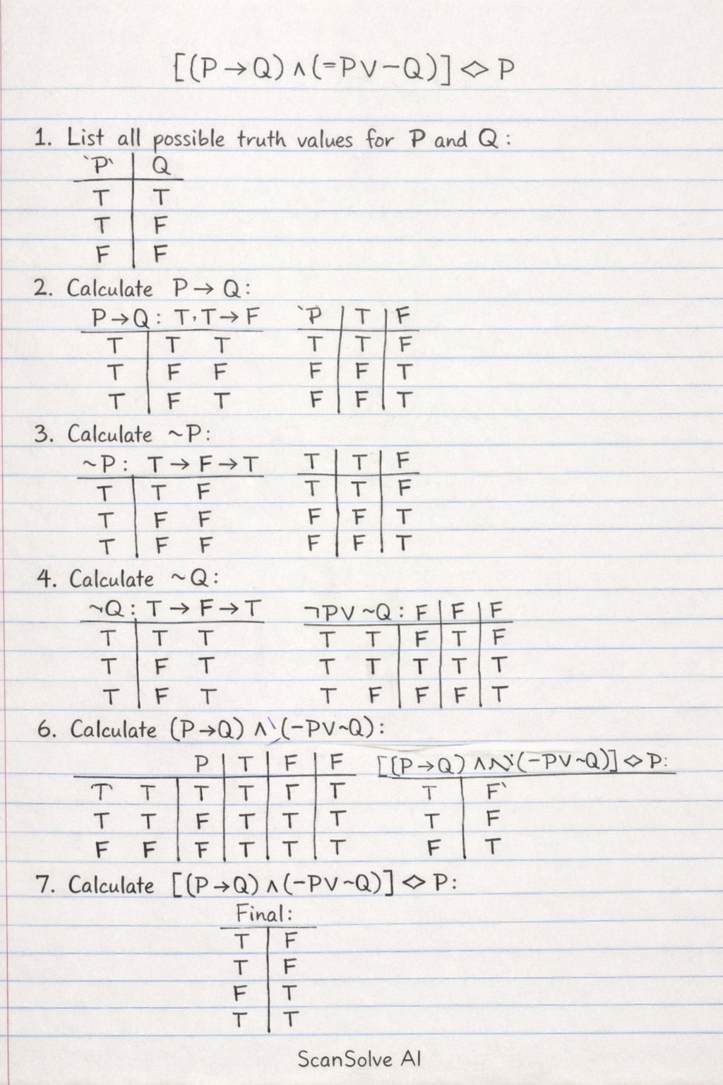 Handwritten step-by-step solution preview