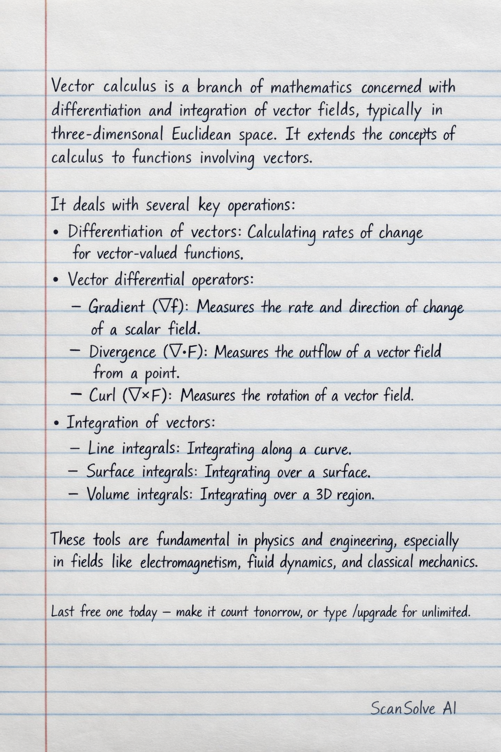Handwritten step-by-step solution preview
