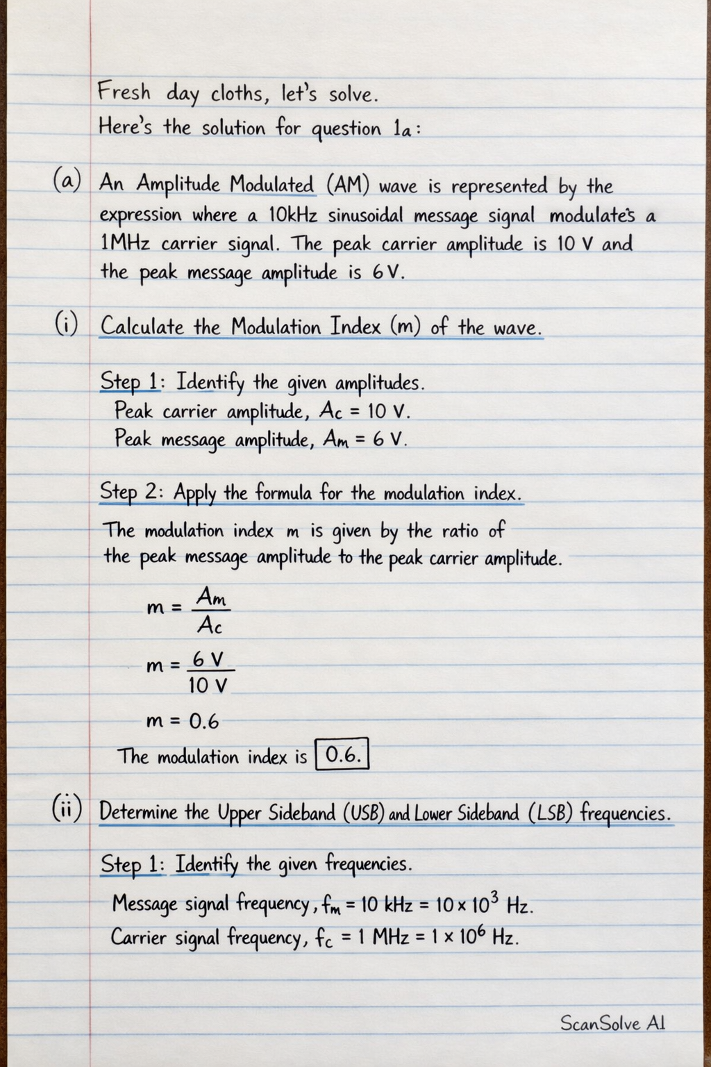 Handwritten step-by-step solution preview
