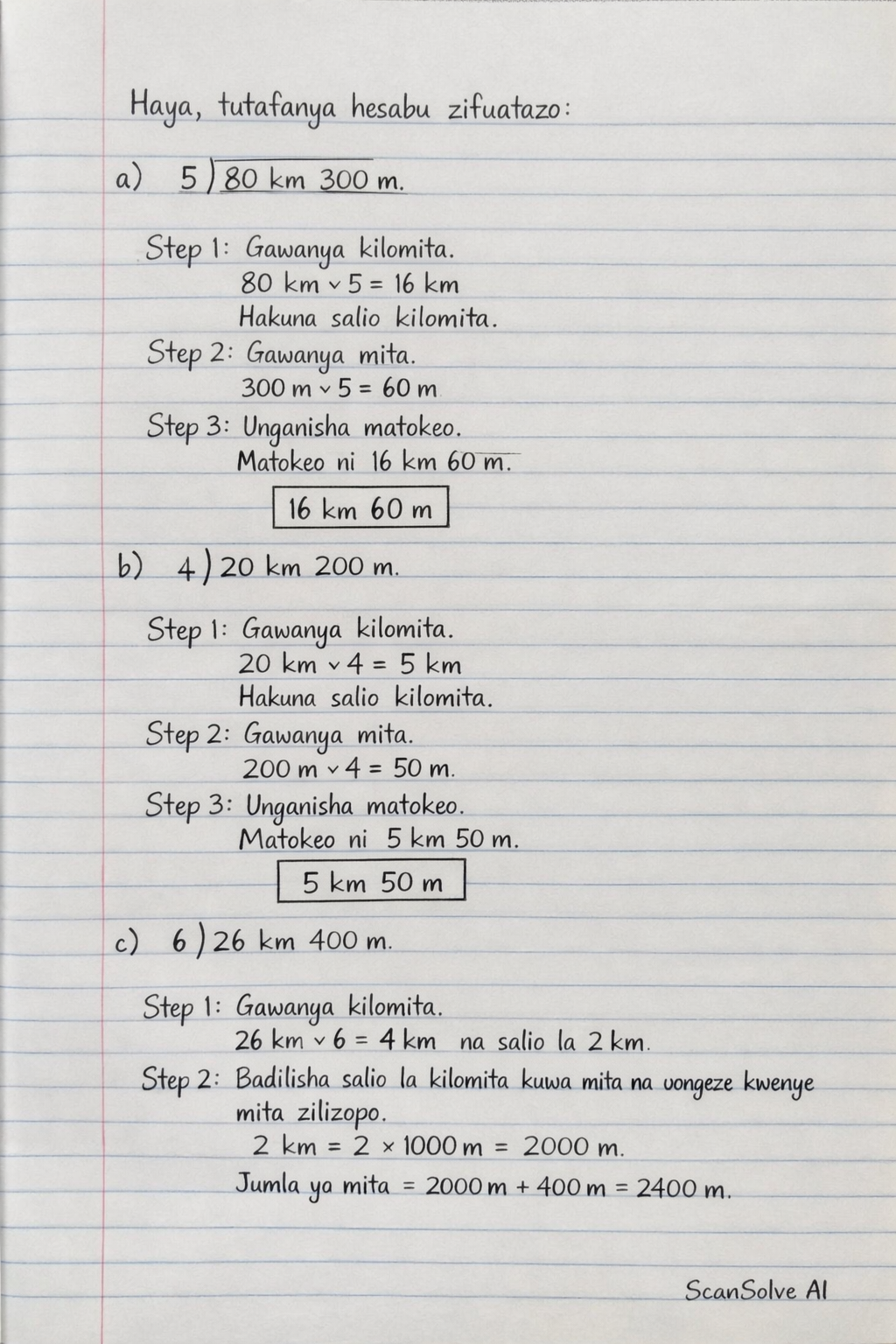 Handwritten step-by-step solution preview