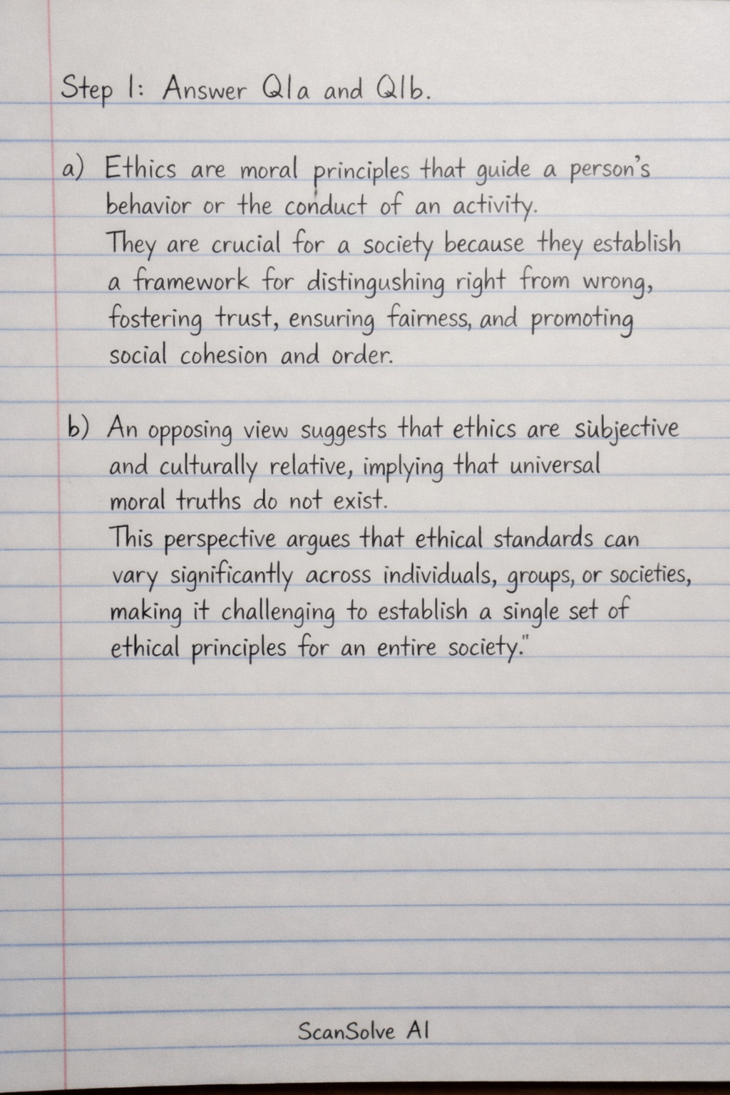 Handwritten step-by-step solution preview
