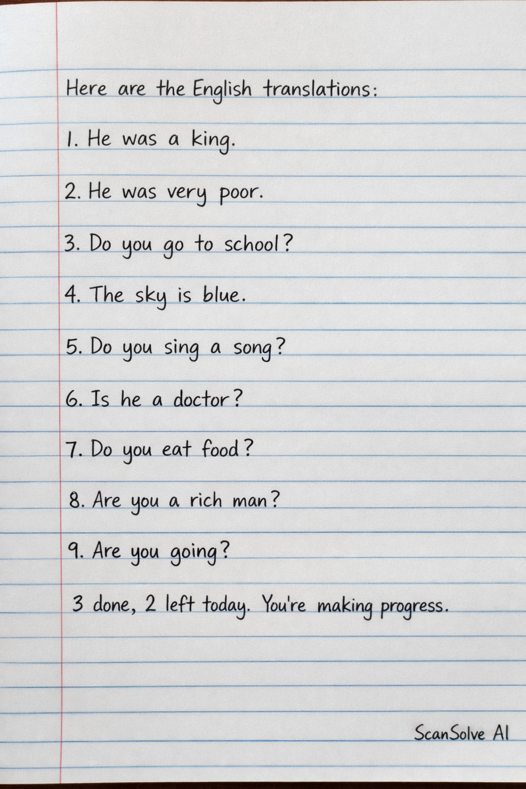 Handwritten step-by-step solution preview
