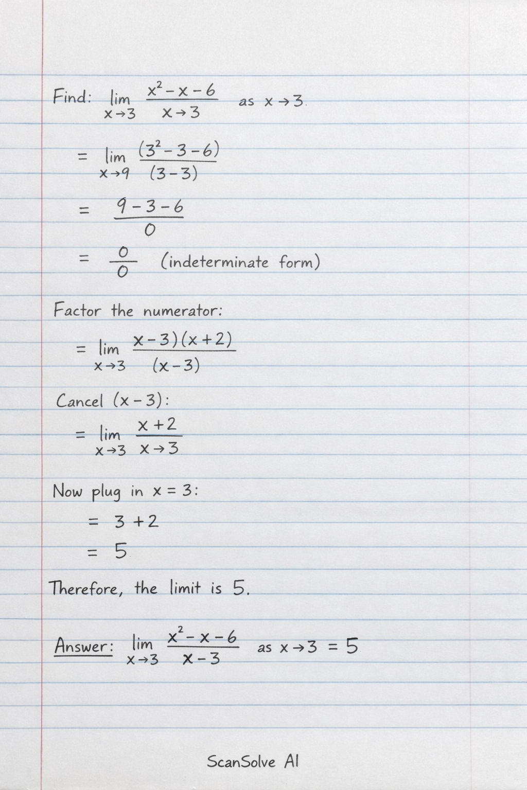 Handwritten step-by-step solution preview