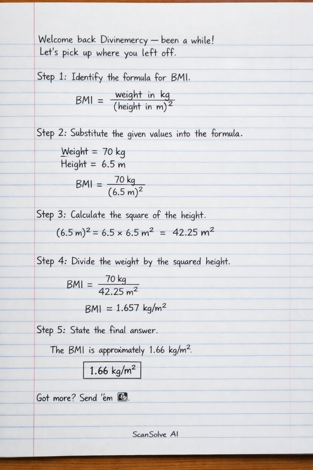 Handwritten step-by-step solution preview
