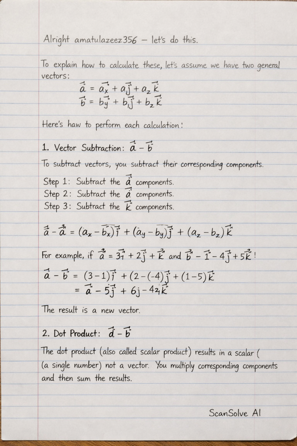 Handwritten step-by-step solution preview