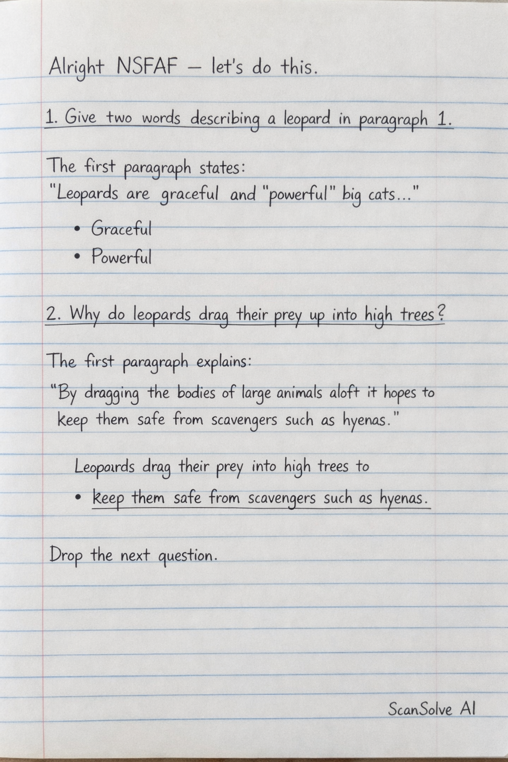 Handwritten step-by-step solution preview