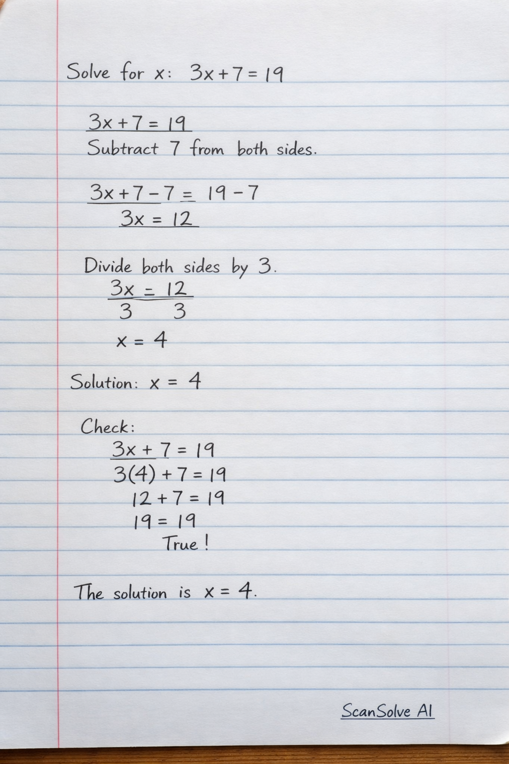 Handwritten step-by-step solution preview