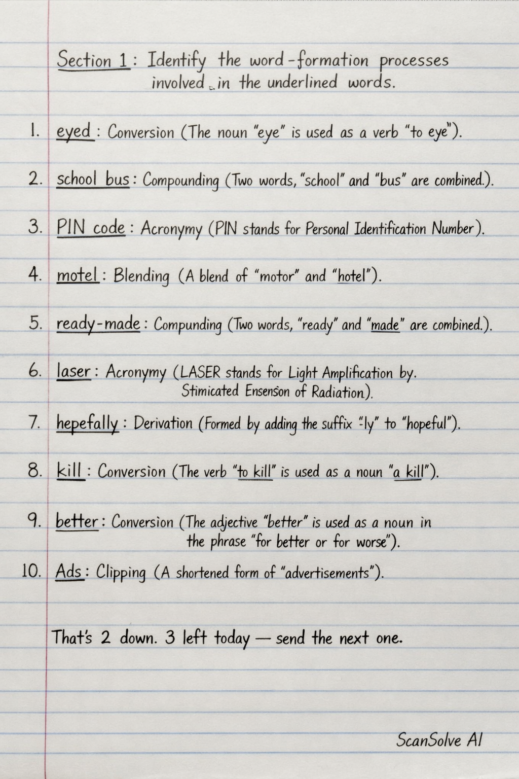 Handwritten step-by-step solution preview